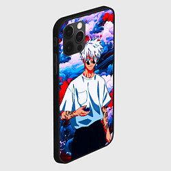 Чехол для iPhone 12 Pro Max Красавец Сатору Годжо - Магическая битва, цвет: 3D-черный — фото 2