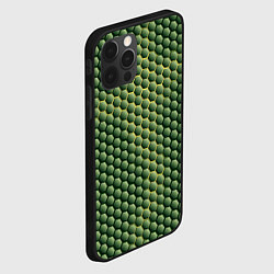 Чехол для iPhone 12 Pro Max Зеленая чешуя, цвет: 3D-черный — фото 2