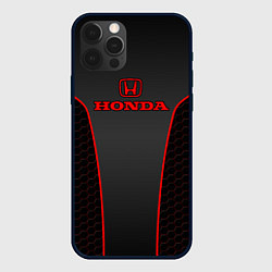 Чехол для iPhone 12 Pro Max Honda - униформа красная, цвет: 3D-черный
