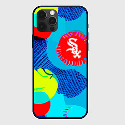 Чехол для iPhone 12 Pro Max Chicago White Sox - baseball team, цвет: 3D-черный