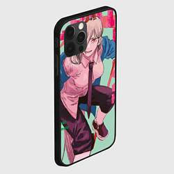 Чехол для iPhone 12 Pro Max Power Chainsaw, цвет: 3D-черный — фото 2
