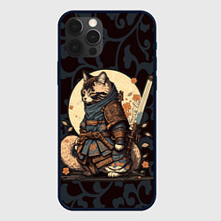 Чехол для iPhone 12 Pro Max Кот якудза - японский воин, цвет: 3D-черный
