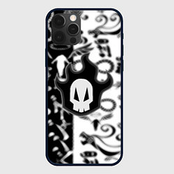 Чехол для iPhone 12 Pro Max Bleach logo blur anime black, цвет: 3D-черный