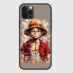 Чехол для iPhone 12 Pro Max Монки Ди Руфи - One Piece, цвет: 3D-черный