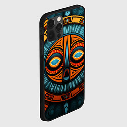 Чехол для iPhone 12 Pro Max Орнамент в африканском стиле, цвет: 3D-черный — фото 2
