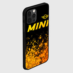 Чехол для iPhone 12 Pro Max Mini - gold gradient посередине, цвет: 3D-черный — фото 2