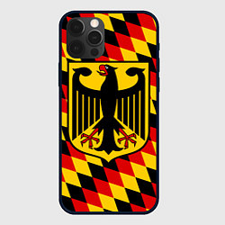 Чехол для iPhone 12 Pro Max Germany, цвет: 3D-черный