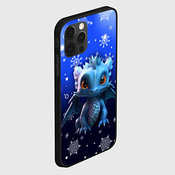 Чехол для iPhone 12 Pro Max Малыш дракон, цвет: 3D-черный — фото 2