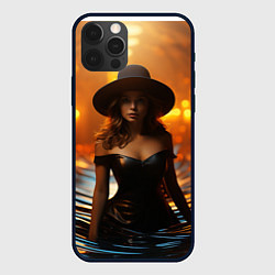 Чехол для iPhone 12 Pro Max Красавица ведьма, цвет: 3D-черный