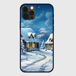 Чехол для iPhone 12 Pro Max Новогоднее настроение, цвет: 3D-черный