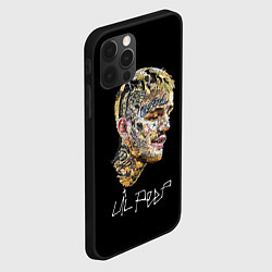 Чехол для iPhone 12 Pro Max Lil Peep mosaic rap, цвет: 3D-черный — фото 2