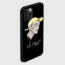 Чехол для iPhone 12 Pro Max Lil Peep rap steel, цвет: 3D-черный — фото 2