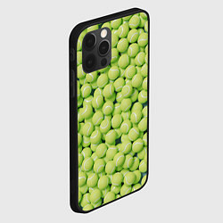 Чехол для iPhone 12 Pro Max Много теннисных мячей, цвет: 3D-черный — фото 2