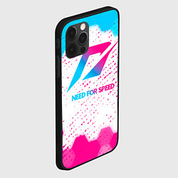 Чехол для iPhone 12 Pro Max Need for Speed neon gradient style, цвет: 3D-черный — фото 2