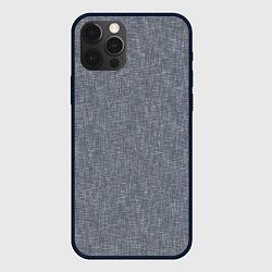 Чехол для iPhone 12 Pro Max Текстура серый однотонный, цвет: 3D-черный