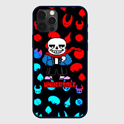 Чехол для iPhone 12 Pro Max Undertale роглайк, цвет: 3D-черный