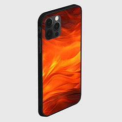 Чехол для iPhone 12 Pro Max Яркий огонь, цвет: 3D-черный — фото 2