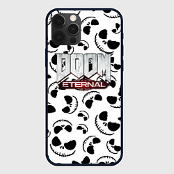 Чехол для iPhone 12 Pro Max Doom Eternal x тыквенный спас, цвет: 3D-черный