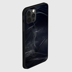 Чехол для iPhone 12 Pro Max Серый дым и тьма, цвет: 3D-черный — фото 2