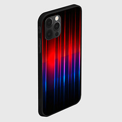 Чехол для iPhone 12 Pro Max Неоновый узор неоновая шкала, цвет: 3D-черный — фото 2