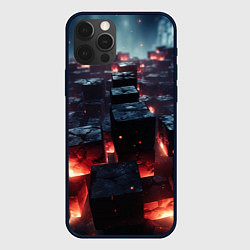 Чехол для iPhone 12 Pro Max Гармония форм, цвет: 3D-черный