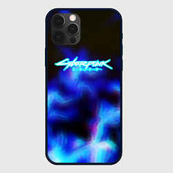 Чехол для iPhone 12 Pro Max Cyberpunk 2077 fire, цвет: 3D-черный