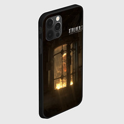 Чехол для iPhone 12 Pro Max STALKER 2 монстр в колбе, цвет: 3D-черный — фото 2