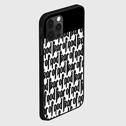 Чехол для iPhone 12 Pro Max Fear of God, цвет: 3D-черный — фото 2