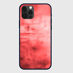 Чехол iPhone 12 Pro Max Красный гранж