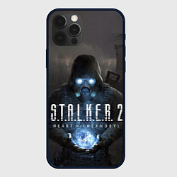 Чехол для iPhone 12 Pro Max STALKER 2 одиночка с артефактом, цвет: 3D-черный