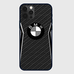 Чехол для iPhone 12 Pro Max BMW carbon sport, цвет: 3D-черный