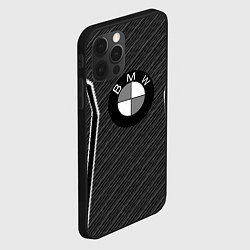 Чехол для iPhone 12 Pro Max BMW carbon sport, цвет: 3D-черный — фото 2