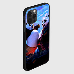 Чехол для iPhone 12 Pro Max Кунг-фу Панда Friend, цвет: 3D-черный — фото 2