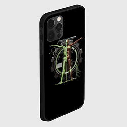Чехол для iPhone 12 Pro Max Магос биологис череп, цвет: 3D-черный — фото 2