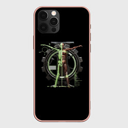 Чехол для iPhone 12 Pro Max Магос биологис череп, цвет: 3D-светло-розовый