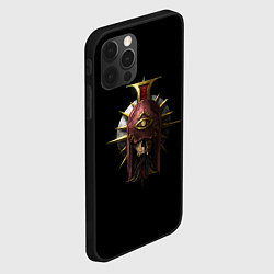 Чехол для iPhone 12 Pro Max Вархаммер - Навигатор эзотерический, цвет: 3D-черный — фото 2