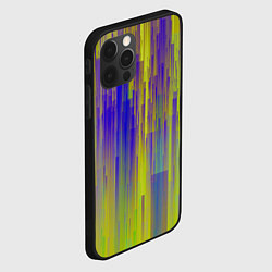 Чехол для iPhone 12 Pro Max Глитч геометрия, цвет: 3D-черный — фото 2