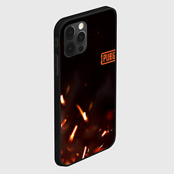 Чехол для iPhone 12 Pro Max PUBG fire war, цвет: 3D-черный — фото 2