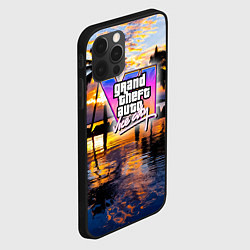 Чехол для iPhone 12 Pro Max Grand theft auto 6 vice city, цвет: 3D-черный — фото 2
