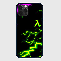 Чехол для iPhone 12 Pro Max Half life atom strom, цвет: 3D-черный