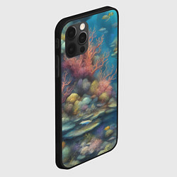 Чехол для iPhone 12 Pro Max Рыбы под водой, цвет: 3D-черный — фото 2