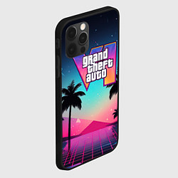 Чехол для iPhone 12 Pro Max GTA 6 summer abstract, цвет: 3D-черный — фото 2