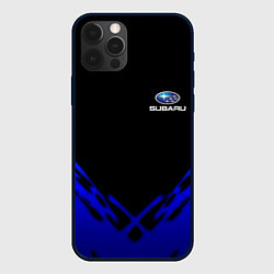 Чехол для iPhone 12 Pro Max Subaru geomery, цвет: 3D-черный