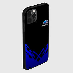 Чехол для iPhone 12 Pro Max Subaru geomery, цвет: 3D-черный — фото 2