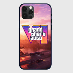 Чехол для iPhone 12 Pro Max GTA 6 Vice, цвет: 3D-черный