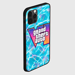 Чехол для iPhone 12 Pro Max GTA 6 басейн, цвет: 3D-черный — фото 2