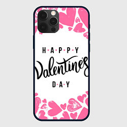 Чехол для iPhone 12 Pro Max Valentines day, цвет: 3D-черный