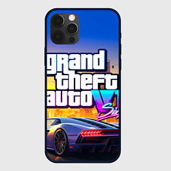 Чехол для iPhone 12 Pro Max Grand theft auto 6 street vice city, цвет: 3D-черный