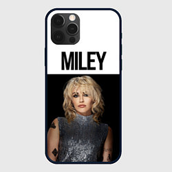 Чехол для iPhone 12 Pro Max Miley Cyrus, цвет: 3D-черный