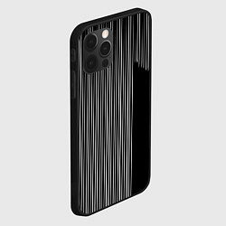 Чехол для iPhone 12 Pro Max Visual zebra stripes, цвет: 3D-черный — фото 2